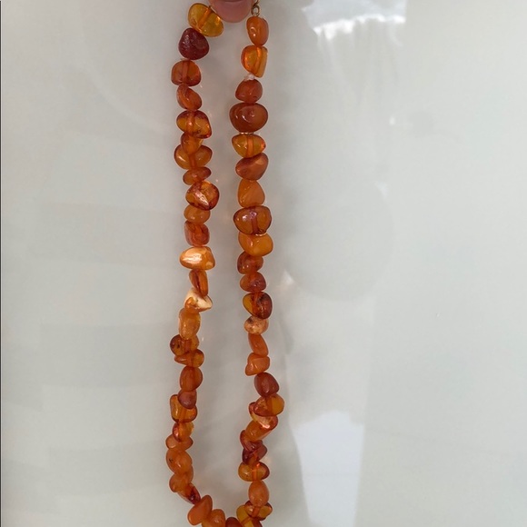 Vintage Baltic Amber necklace Soviet USSR Kaliningrad Amber Factory - Picture 6 of 8